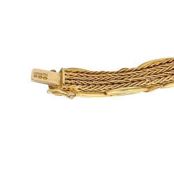 Bracelet Lalaounis "Epis" en or jaune et diamants - Castafiore