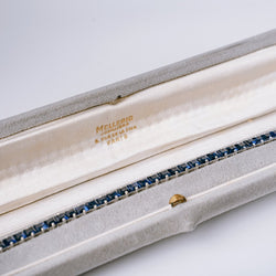Bracelet Ligne de saphirs MELLERIO en platine - Castafiore