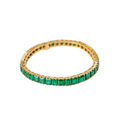 Bracelet Ligne d'émeraudes BOUCHERON en or jaune - Castafiore