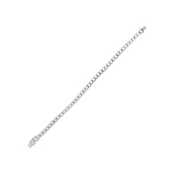 Bracelet ligne diamants en or blanc - Castafiore