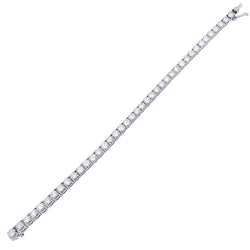 Bracelet Ligne diamants en or blanc - Castafiore