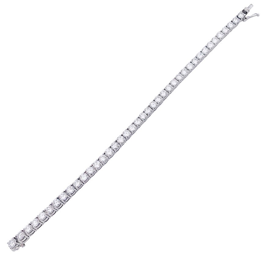 Bracelet Ligne diamants en or blanc - Castafiore