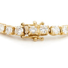 Bracelet ligne diamants en or jaune - Castafiore