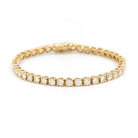 Bracelet ligne diamants en or jaune - Castafiore