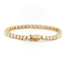 Bracelet ligne diamants en or jaune - Castafiore