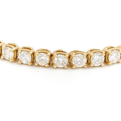 Bracelet ligne diamants en or jaune - Castafiore