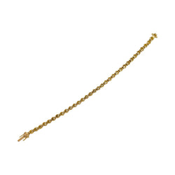 Bracelet ligne diamants or jaune - Castafiore