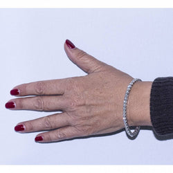 Bracelet Ligne en or blanc et diamants - Castafiore