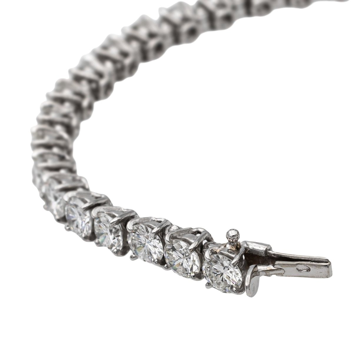 Bracelet Ligne en or blanc et diamants - Castafiore