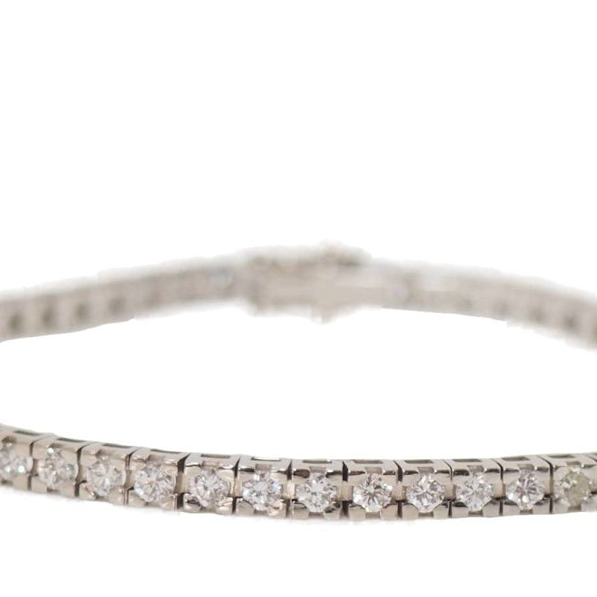 Bracelet Ligne en or blanc et diamants - Castafiore