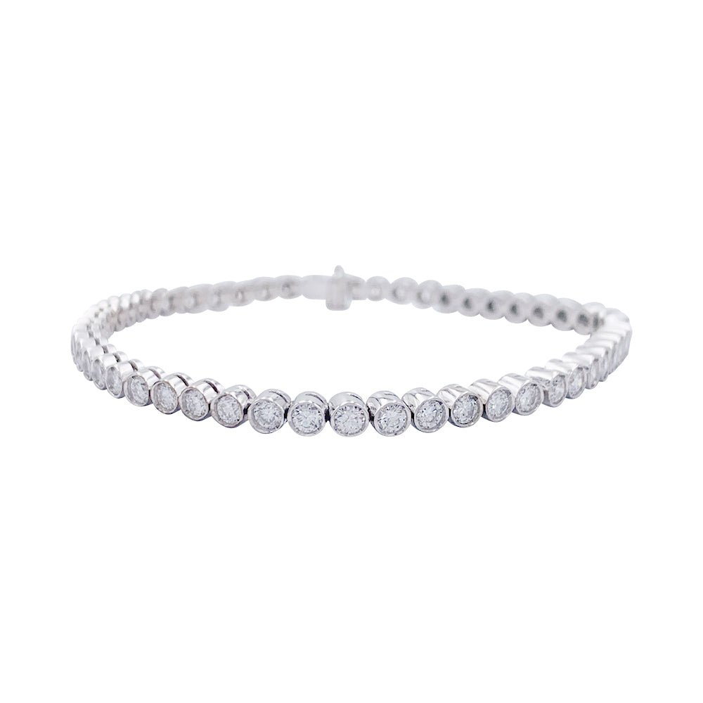 Bracelet Ligne en or blanc et diamants - Castafiore