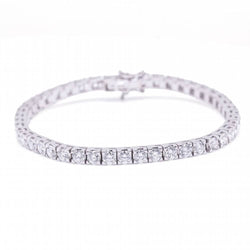 Bracelet Ligne en or blanc et diamants - Castafiore