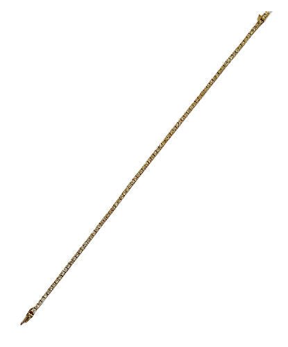 Bracelet Ligne en or jaune et diamants - Castafiore