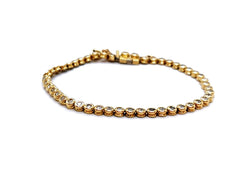 Bracelet Ligne Or jaune Diamant - Castafiore