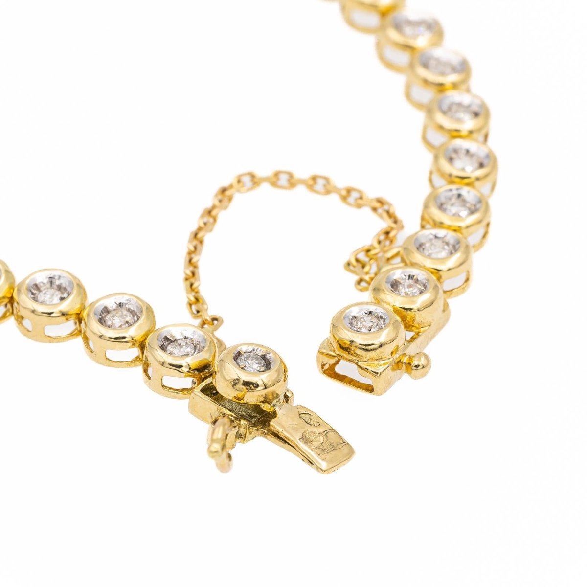 Bracelet Ligne Or jaune Diamant - Castafiore