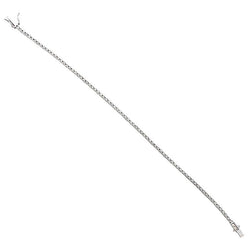 Bracelet ligne tennis en or blanc et diamants - Castafiore