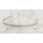 Bracelet Love CARTIER en or blanc et diamants - Castafiore