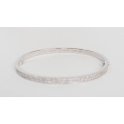 Bracelet Love CARTIER en or blanc et diamants - Castafiore