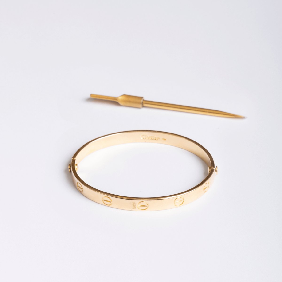 Bracelet Love CARTIER en or jaune, T17 - Castafiore