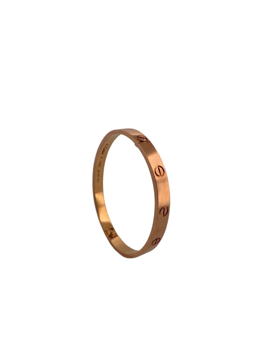Bracelet LOVE CARTIER en or rose - Castafiore