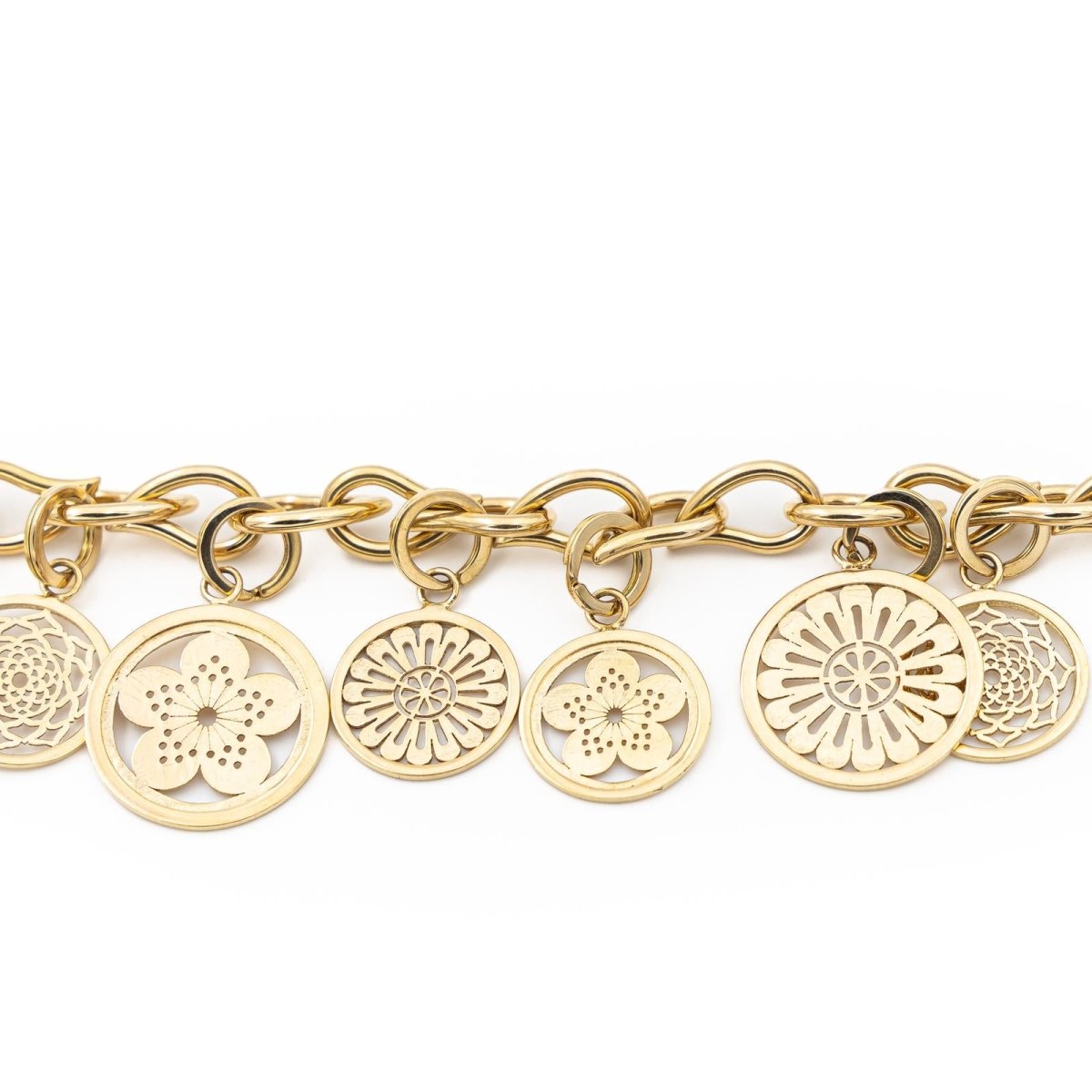 Bracelet Maille à pampilles en or jaune - Castafiore