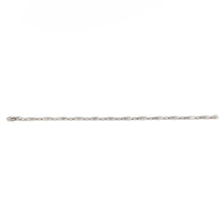 Bracelet Maille alternée en or blanc Diamant - Castafiore