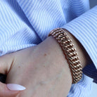 Bracelet Maille américaine en or jaune - Castafiore
