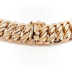Bracelet Maille américaine en or jaune - Castafiore