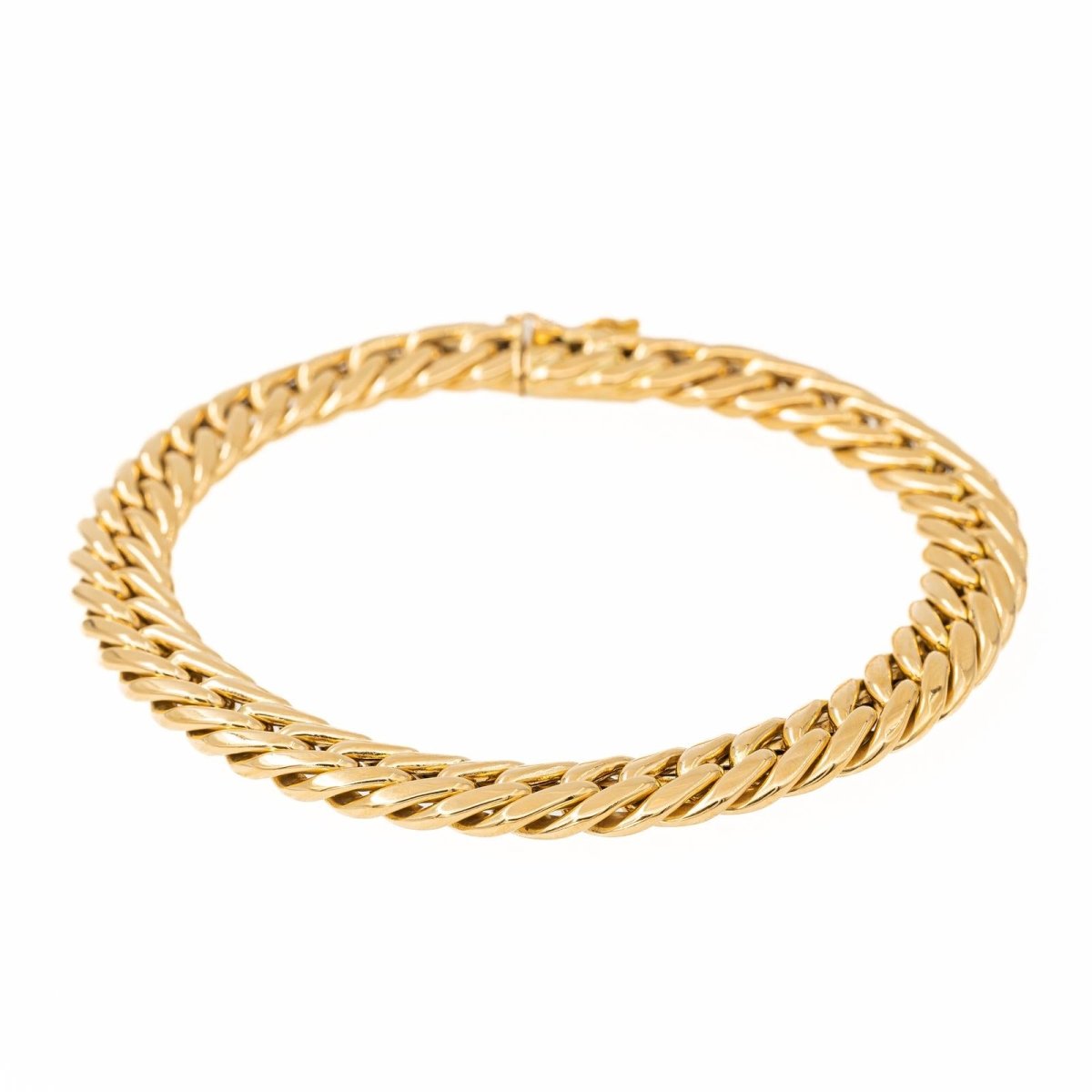 Bracelet Maille américaine en or jaune - Castafiore