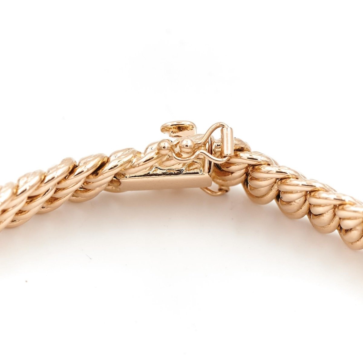Bracelet Maille américaine en or jaune - Castafiore