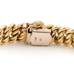 Bracelet Maille américaine en or jaune - Castafiore