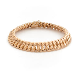 Bracelet Maille américaine en or jaune - Castafiore