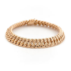 Bracelet Maille américaine en or jaune - Castafiore