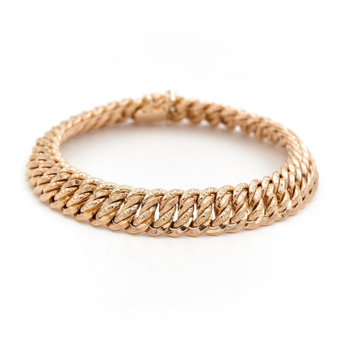 Bracelet Maille américaine en or jaune - Castafiore