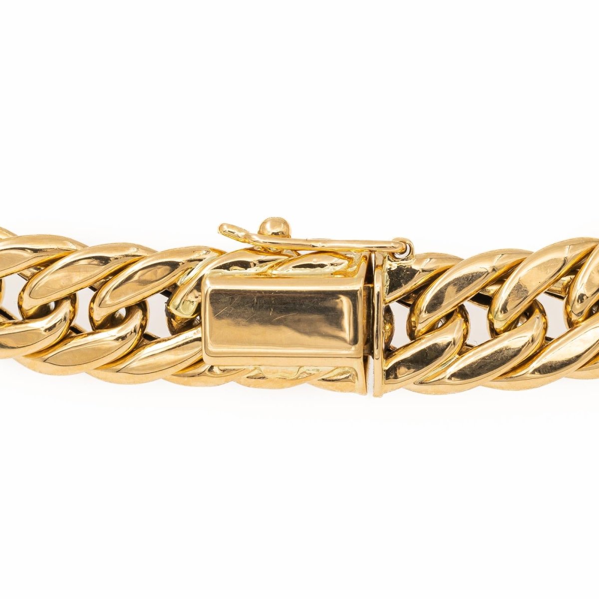 Bracelet Maille américaine en or jaune - Castafiore