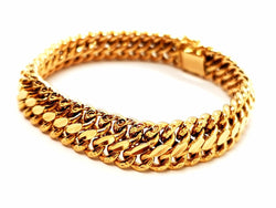 Bracelet Maille américaine Or jaune - Castafiore