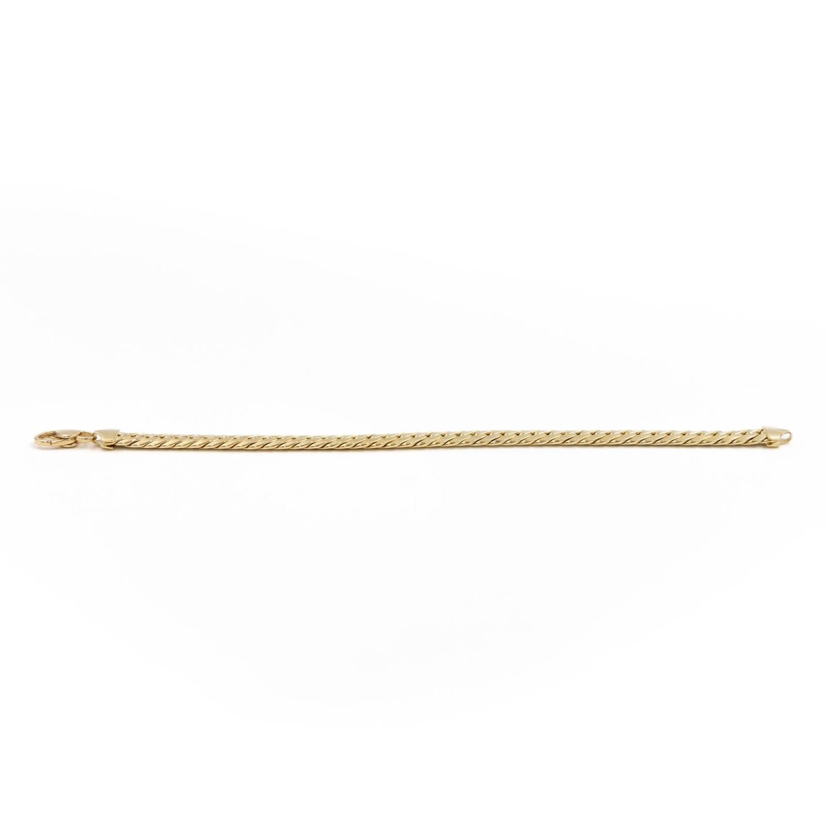 Bracelet Maille anglaise en or jaune - Castafiore