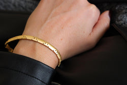 Bracelet Maille articulée en or jaune - Castafiore