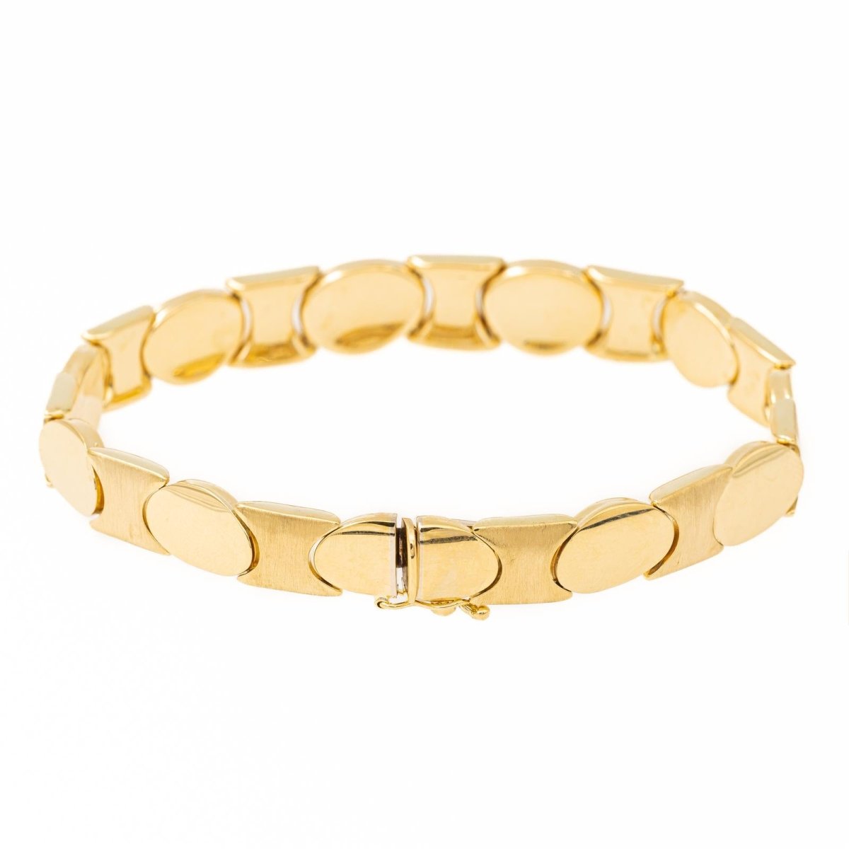 Bracelet Maille articulée en or jaune - Castafiore