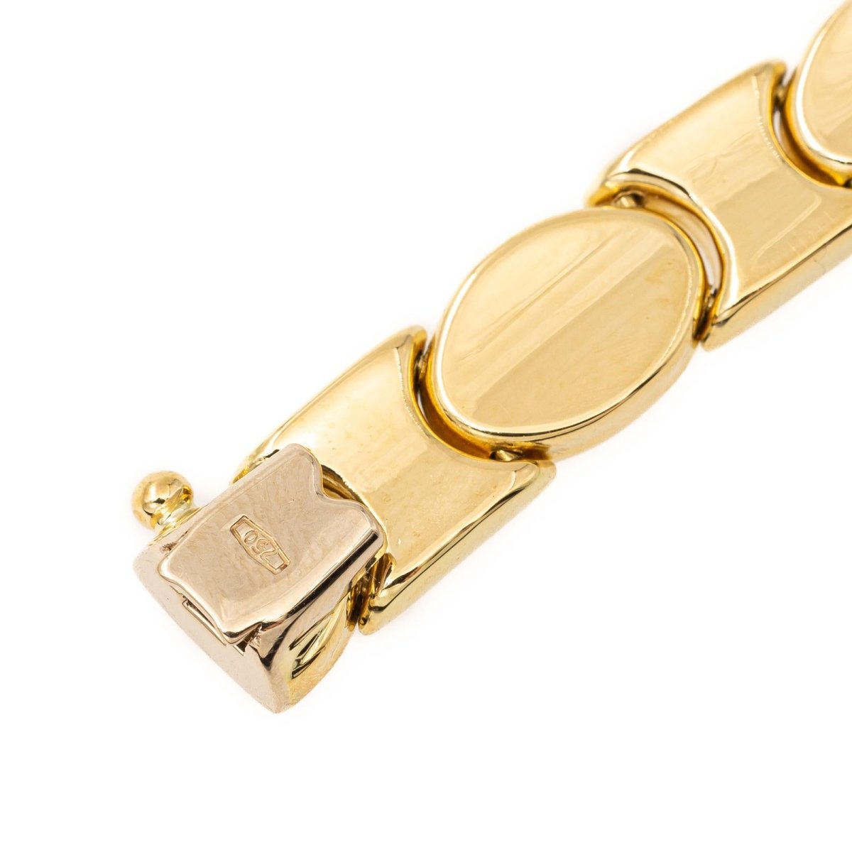 Bracelet Maille articulée en or jaune - Castafiore