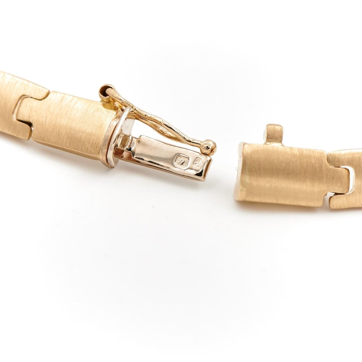 Bracelet Maille articulée en or jaune - Castafiore