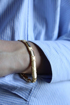 Bracelet Maille articulée en or jaune - Castafiore