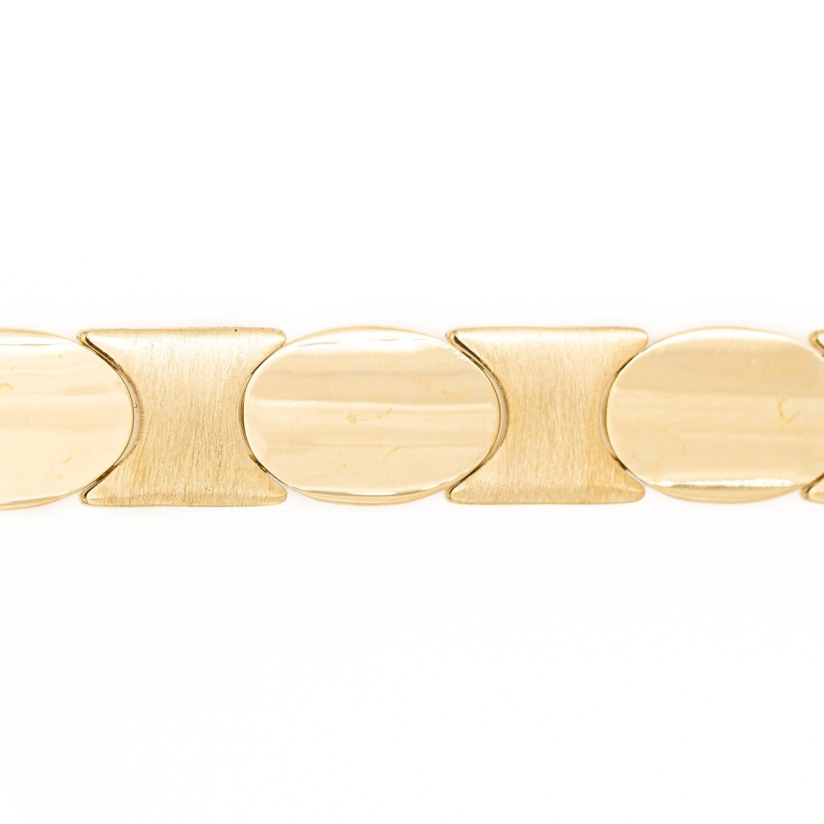 Bracelet Maille articulée en or jaune - Castafiore