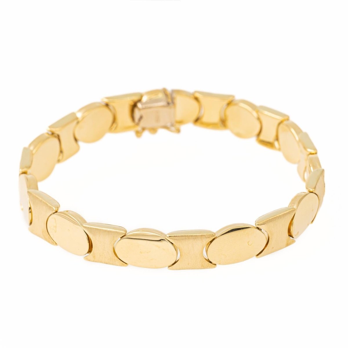 Bracelet Maille articulée en or jaune - Castafiore