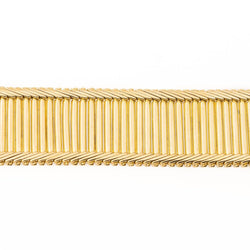 Bracelet maille baguette en or jaune - Castafiore