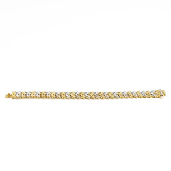 Bracelet Maille CHIMENTON en 2 ors et diamant - Castafiore