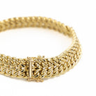 Bracelet Maille deux rangs en or jaune - Castafiore