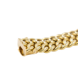 Bracelet Maille deux rangs en or jaune - Castafiore