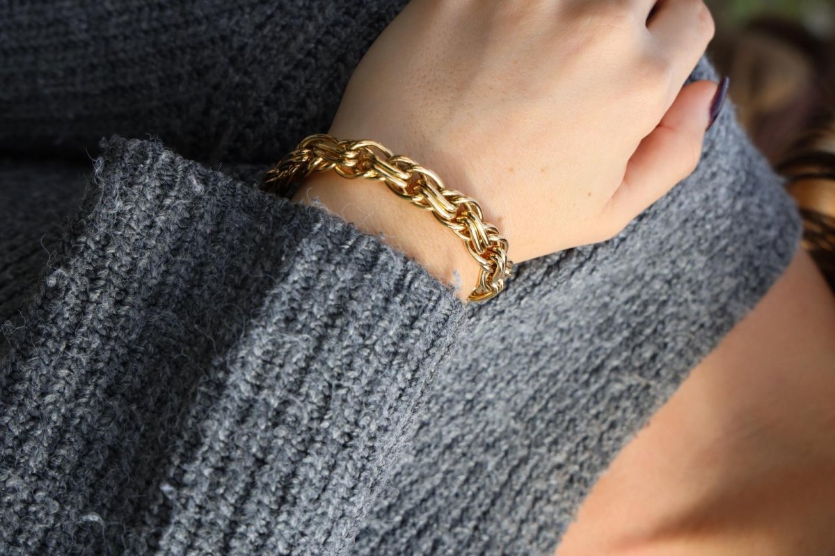 Bracelet Maille en or jaune - Castafiore