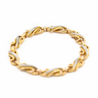 Bracelet Maille en or jaune et en diamants - Castafiore